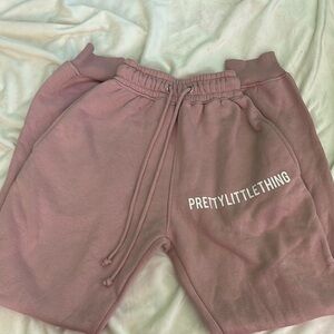 PrettyLittleThing Mauve Logo Joggers